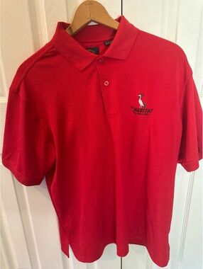 Monterey Club Red Polo Shirt The Habitat Walkaria Florida Large